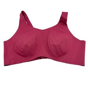 Knix Catalyst Wireless Sports Bra Magenta Adjustable Straps High Impact Sz 8